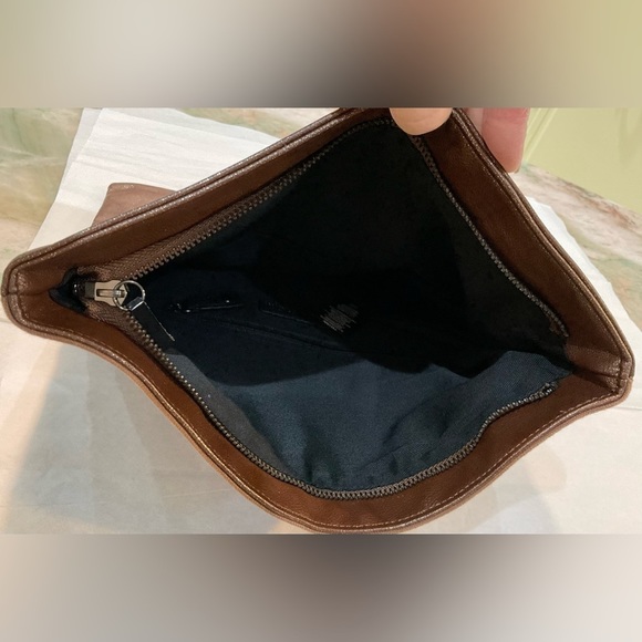 BCBGENERATION Lola Clutch Bronze Studed Fold Over Clutch Purse - Picture 6 of 10